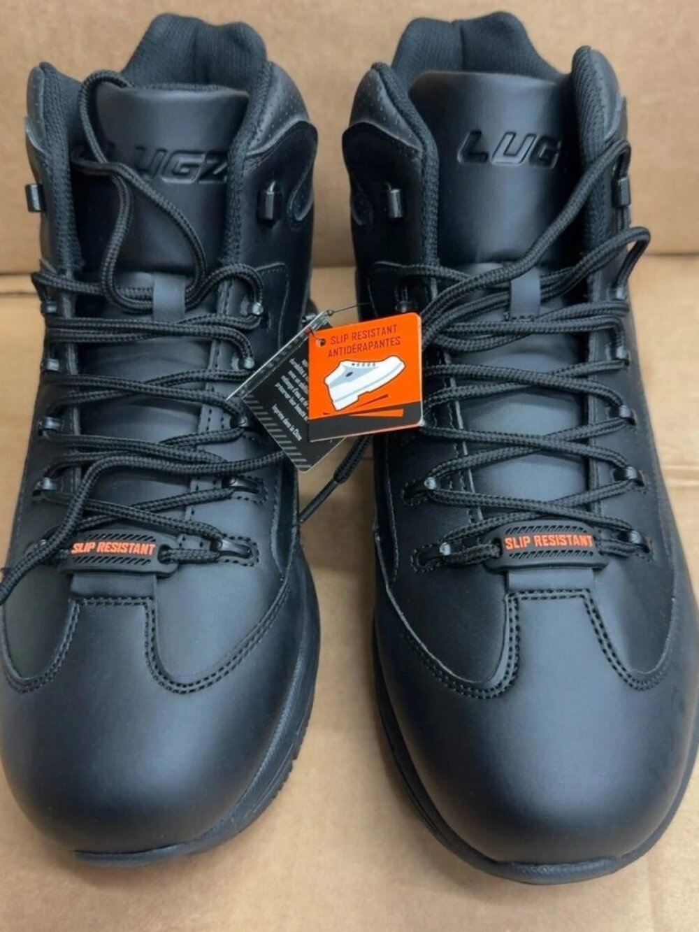 Lugz Pro Tech Rapid SR Mens Slip Resistant Work Boot Chukka Black Size 11